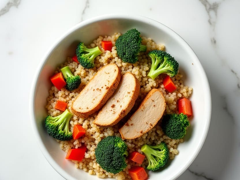 Chicken with Veggie Quinoa