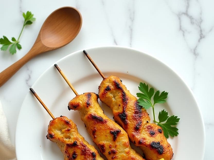 Lemon Herb Chicken Skewers