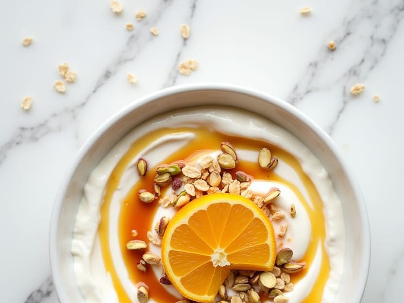 Orange Oat Yogurt Bowl