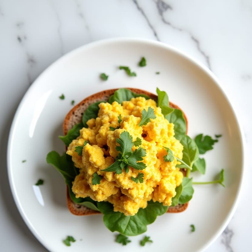 Vegan Egg Salad Sandwich, one portion